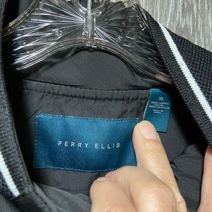 Perry Ellis men’s black, windbreaker, wind, resistant jacket, extra-large